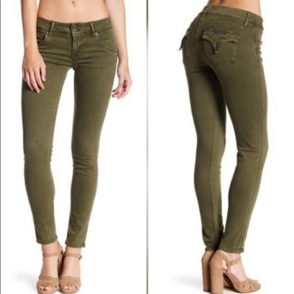 Hudson Collin Flap Skinny Jean in Ivy